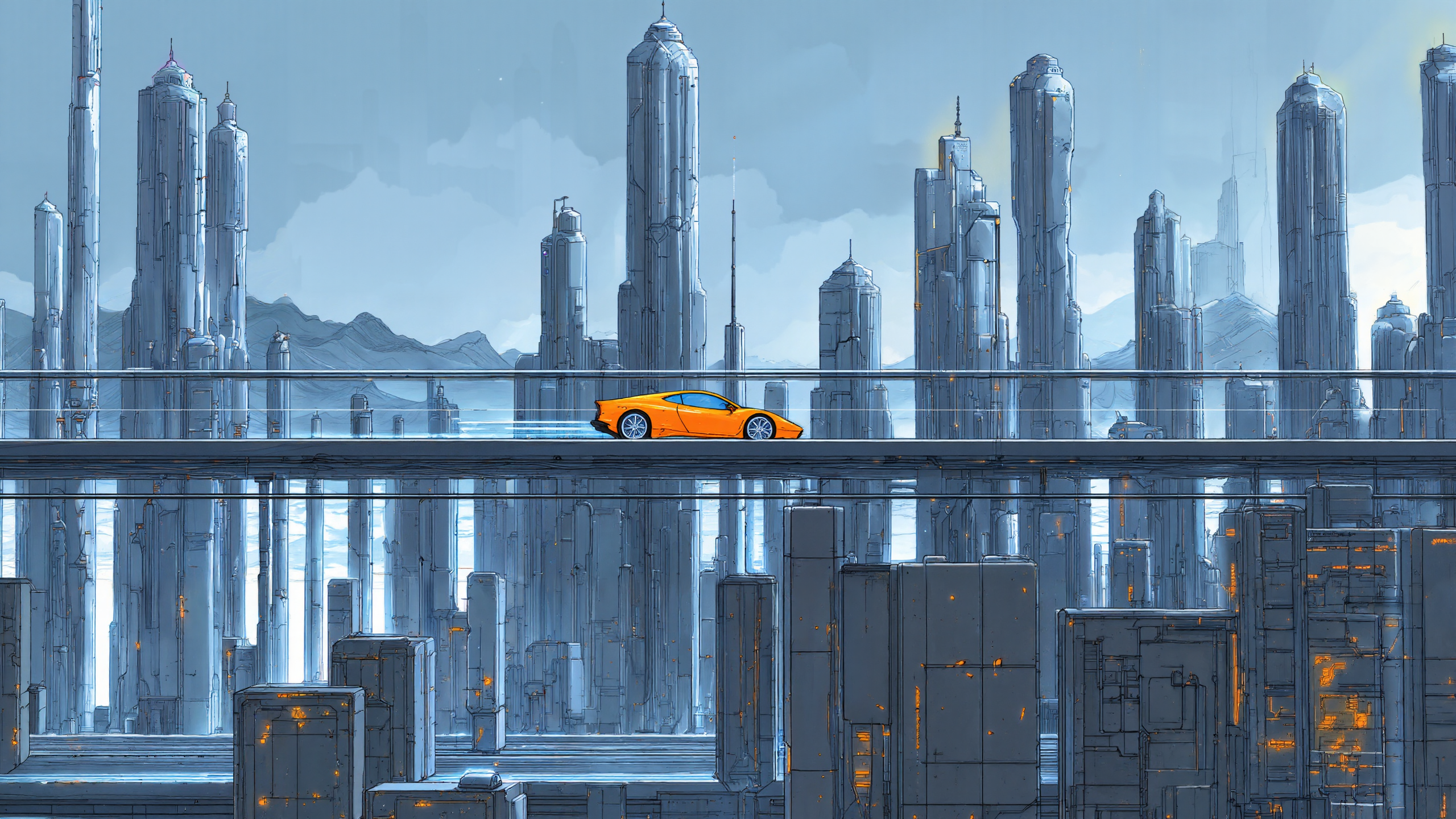 程序化城市AI转绘