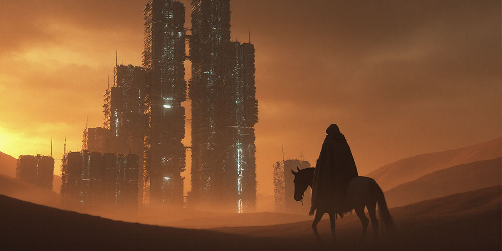 《遗弃的沙漠城市》