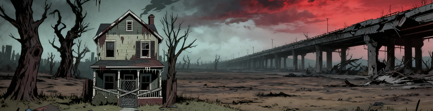 英文欧美风格末世题材动态视频工作流-一键生成