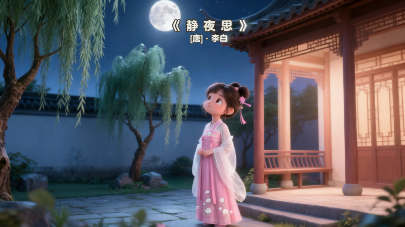 动态古诗词视频制作工作流-一键生成-申越科技