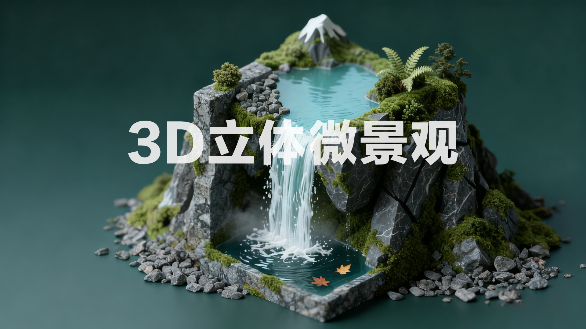 治愈微景观视频制作工作流-一键生成-申越科技